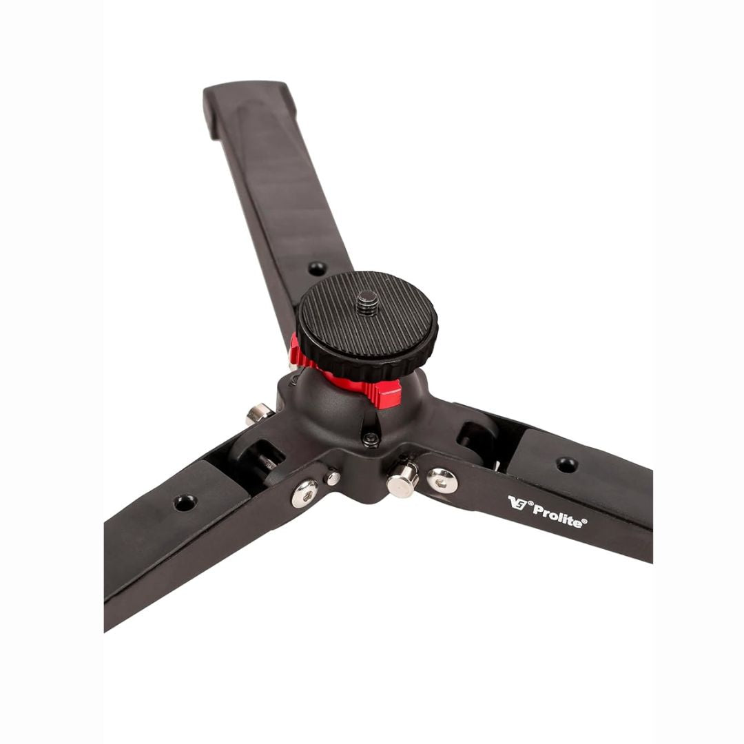 Prolite Monopod Feet Mf001|Portable,Foldable,Lightweight Tripod Legs|Provides Stability to DSLR,Prolite Monopod,Accessories with 1/4" Mounting Thread,Black