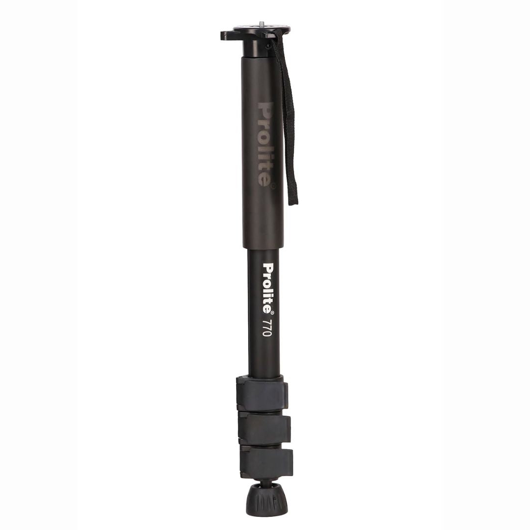 Prolite Monopod 775 | Lightweight & Portable | for DSLR Camera, Mobile, GoPro | Adjustable Height 1.7Ft to 5.2Ft | Load Capacity 6kg