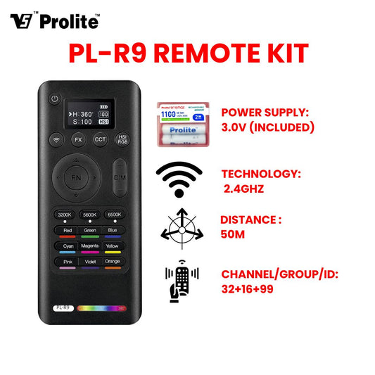 Prolite PL-R9 Wireless Remote Control for PL-500R RF Enabled