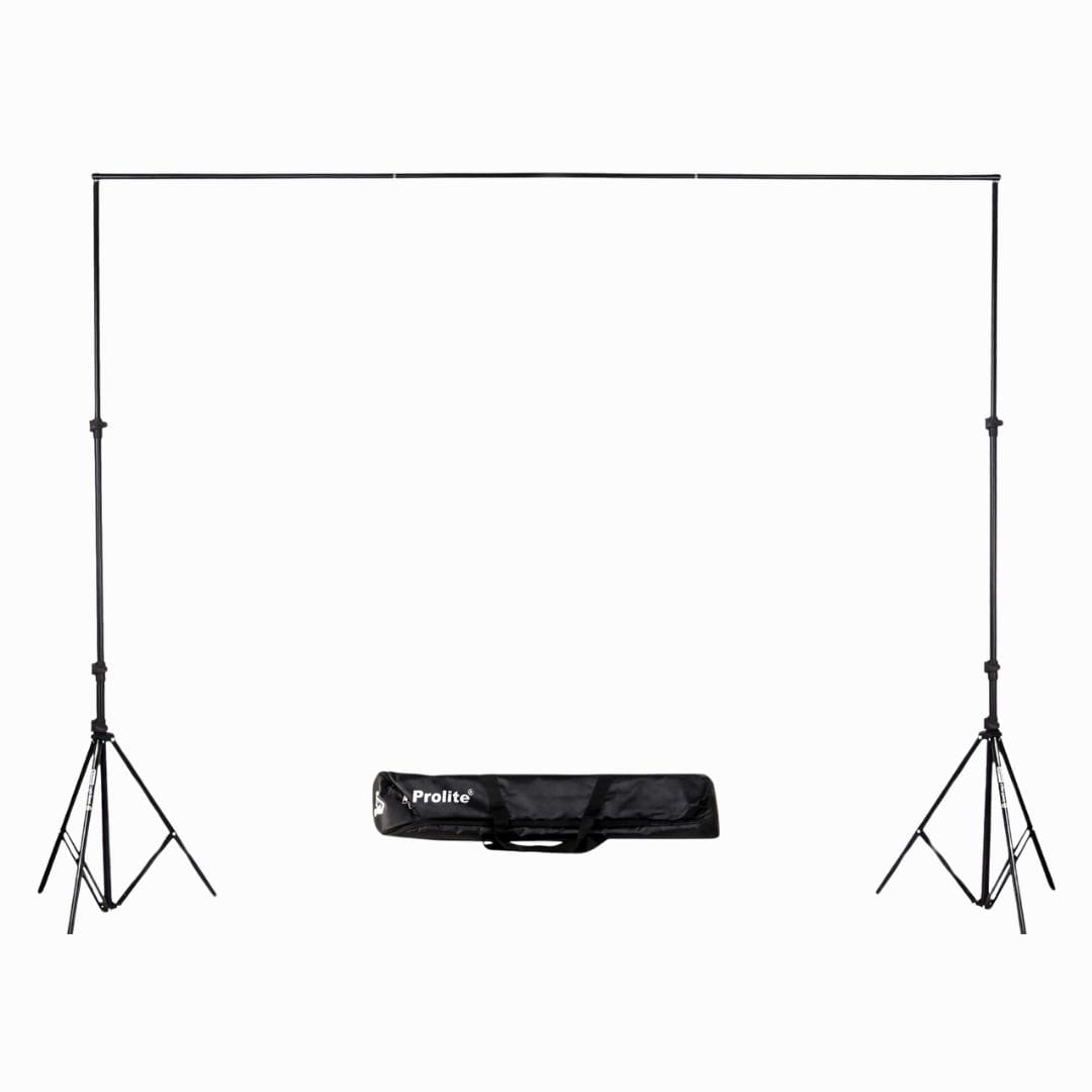 Prolite Background Support Kit BG-4 (9ft x 9ft) for Backdrop Photography & Videography with Carry Bag (Portable & Foldable)