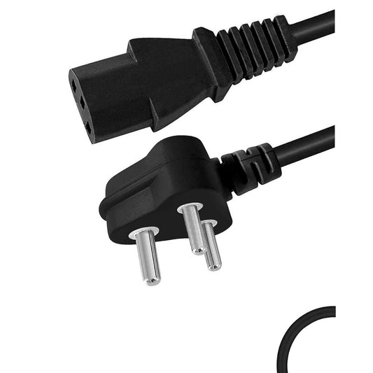 Prolite 3-Pin AC Power Cord (5m) | 240V, 16A | Type C13 Out | Replacement Cable for Video Light, Printer, Monitor, TV, PC | Black